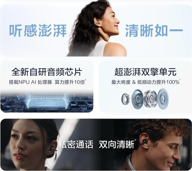 FreeClip 2 耳夹耳机全渠道开售爱游戏入口巴黎秀场同款掀时尚风潮！华为(图2)