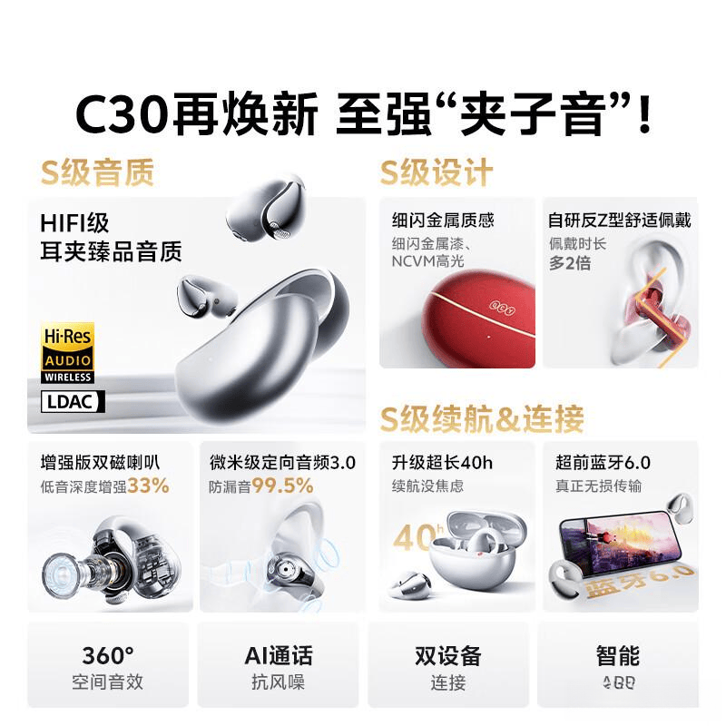 QCY开放式耳机评测：技术优势与用户体验全解析(图11)